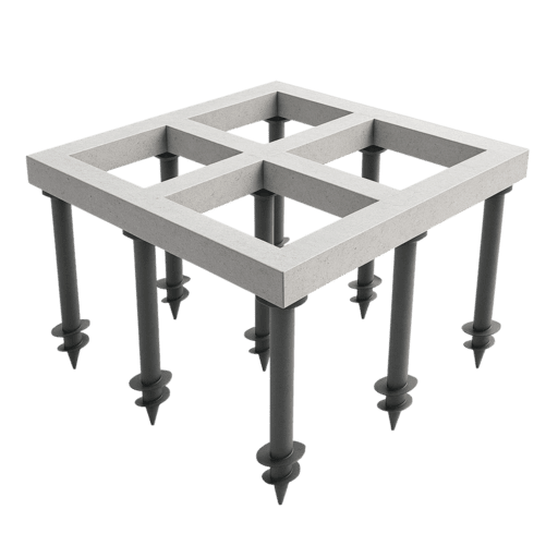 Свайно-винтовой фундамент в СПб